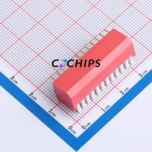 DL-12HT DIP Switch Through hole Component (THT),P=2.54mm Switch Piano Key Single Pole Single Throw 12 2.54mm - Product Image 2