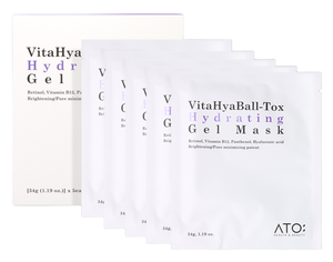 Fabriqué en Corée ATO Santé et beauté VitaHyaBall-Tox Masque gel hydratant Masque en feuille éclaircissant - Product Image 5