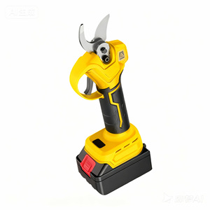 Lithium Ion Cordless Electric Garden Shears 35mm Cut Capacity Rechargeable Double Cut Ambidextrous Power Shears - Product Image 1