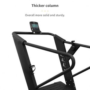 Caminadora Curva Comercial para Gimnasio en Casa con Pantalla LED, Accionamiento Mecánico, Construcción de Acero, Ajuste de Velocidad - Product Image 3