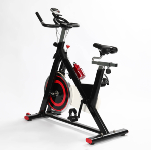 Vélo d'exercice professionnel à entraînement par courroie avec volant d'inertie en acier de 13 <span class=keywords><strong>kg</strong></span>, écran LCD, siège réglable, guidon, charge maximale de 100 <span class=keywords><strong>kg</strong></span>, garantie 1 an - Product Image 6