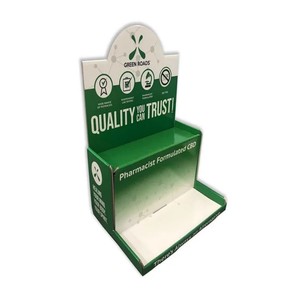 Mostrador pequeño de Color personalizado, tienda minorista móvil plegable, estante de suelo de cartón, mostrador, soporte de exhibición giratorio para - Product Image 2