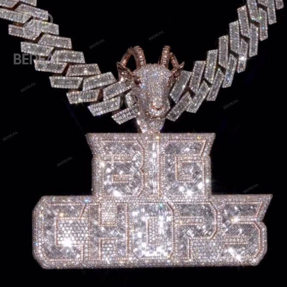 3 inches Moissanite+S925