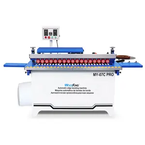 Máquina de bordar madeira automática reta 0.3-3mm PVC MDF placa borda para trabalhar madeira MY07C Pro