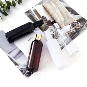 Botellas de Plástico Vacías Blancas de 300, 400 y 500 ml con Tapa Dorada a Presión, para Loción, Champú, Productos de Limpieza, con Tapa Superior de Aluminio - Product Image 5