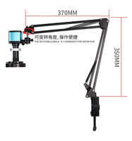 1080P 48MP 4K Video Monocular Microscope Camera 150X Zoom LED C-mount Lens Digital Image Acquisition Big Vision Phone 1-Year