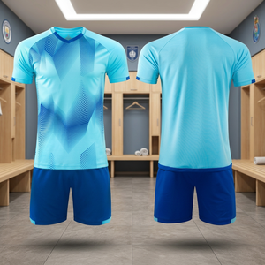 Ensemble de maillot de rugby personnalisé sublimé pour adulte, kit de sport d'équipe à séchage rapide, tenue d'entraînement à manches courtes - Product Image 1