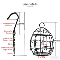 Mangeoires pour oiseaux de compagnie les plus vendues, fournitures pour colibris, cages à oiseaux suspendues, mangeoires pour oiseaux, fournitures pour animaux de compagnie en stock