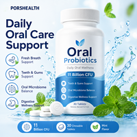 Probióticos Orales para el Mal Aliento y la Salud Dental - Tabletas/Pastillas de 11 Mil Millones de UFC, Apoyo para Dientes y Encías, Alivio para la Boca Seca, Salud Intestinal