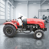 Tractor Agrícola Compacto de 50HP 4WD con Neumáticos Estrechos para Uso en Viñedos y Huertos Frutales