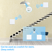 Interrupteur d'éclairage sans fil auto-alimenté à installation facile, sans câblage, sans batterie, pour les améliorations domestiques DIY