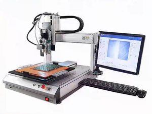 Độ chính xác cao Nhà máy tùy chỉnh trực tuyến Máy tính để bàn tầm nhìn hướng dẫn pha chế máy tự động keo phun máy - Product Image 4