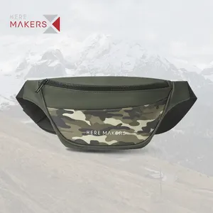 Factory Customized printing logo Waterproof sports Waist Bag Leisure Travel Camouflage Bum Bags Fanny pack with BSCI