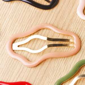 Clip de horquilla lateral con flequillo en la frente BB hueco en forma de nube para mujer accesorio para el cabello en la parte posterior de la cabeza - Product Image 4