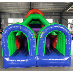 Adultes Géant Commercial Extérieur Gonflable Terrain Parcours d'obstacles Défis Cours de course gonflable Maison de rebond Jeux de fête - Product Image 3