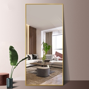 Espejo decorativo moderno para el hogar, soporte para sala de estar de pie, <span class=keywords><strong>espejos</strong></span> de cristal decorativos para dormitorio de pared grande a prueba de explosiones - Product Image 5
