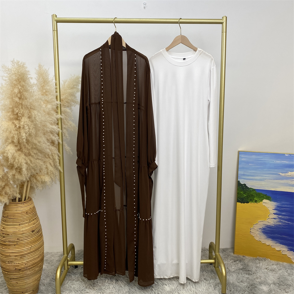 Coffee (White Inner Dress)