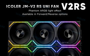 Ventilador de PC para juegos ARGB con clip para chasis Jungle Leopard Interstellar Building Block V2RS, 12 cm, rodamiento de aceite, 32dBA, silencioso, negro y blanco - Product Image 2