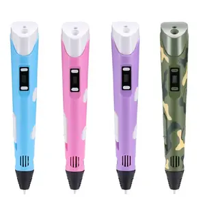 Mu Groep Leveranciers Hot Selling Oem 3d Print Pen Kid 3d Printing Pen Met Lcd-Scherm