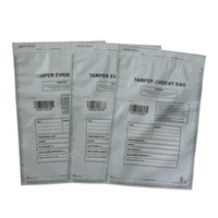 Sachet de sécurité thermoscellable en LDPE recyclé, gaufré, inviolable, avec code-barres pour reçus, pour supermarché