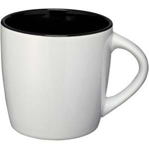 Mug en céramique moderne de 340 ml avec couvercle, design aztèque, sans marque, pour café/thé, usage en café et cadeaux d'affaires - Product Image 1