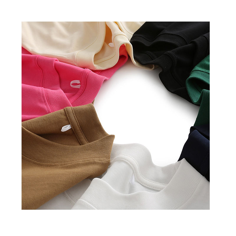 Hot Sale All Size Men Shirts 230gsm Wholesale Oversized Casual Wear Custom Logo Stock Bulk Men's Clothes Cotton T Shirts