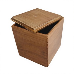 Natural Wood 250mL Classic Design Durable Eco-Friendly <b>Storage</b> <b>Jar</b> <b>for</b> Snacks Candy Nuts Dry Fruits <b>Kitchen</b> Use AZ ENTERPRISES - Product Image 3