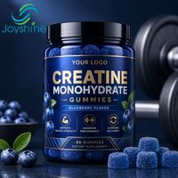 Gummies de créatine en gros, véganes, à la pectine, créatine monohydrate, bonbons mous pour la gym et le fitness, approvisionnement transfrontalier