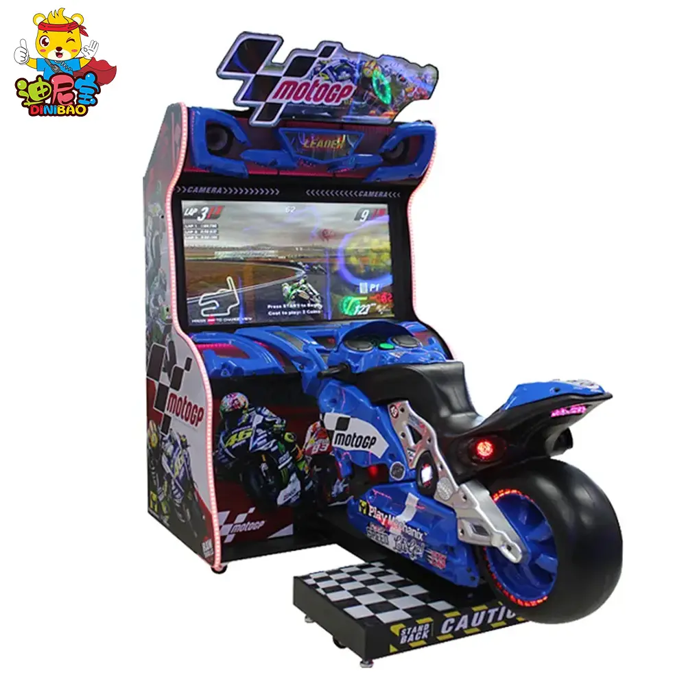 Máquina de jogo do carro do simulador da motocicleta para venda