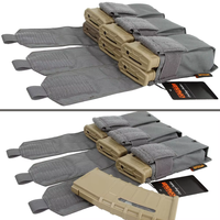 Pochette tactique en nylon 500D à triple compartiment pour chargeurs, détachable et à dégagement rapide – Meilleure vente