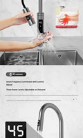 Robinet de cuisine avec chauffe-eau électrique instantané intégré