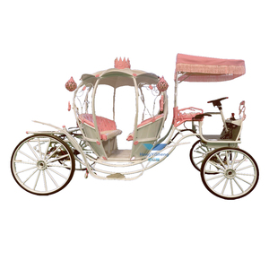 Nouvelles voitures de citrouille citrouille cendrillon chariot argent calèche à cheval à la mode élégant Vintage chariot à vendre - Product Image 1