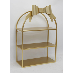 Estante de metal con forma de arco de estilo moderno más vendido, estante de pared de 3 niveles, muebles para el hogar y decoración al por mayor de China - Product Image 6