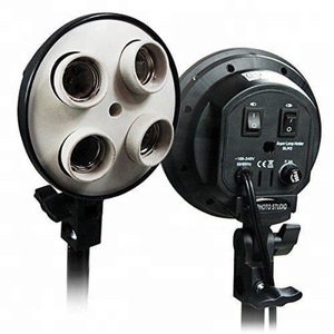 Photography Boom Stand <strong>Softbox</strong> Four Head <strong>Light</strong> <strong>With</strong> Muslin Backdrop Kit for Video Studio - Product Image 3