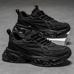 รองเท้าผู้ชาย 2026 ฤดูใบไม้ผลิ รองเท้าแฟชั่นพื้นหนา รองเท้าผู้ชายระบายอากาศ น้ำหนักเบา รองเท้าวิ่ง รองเท้ากีฬา รองเท้าทันสมัย - Product Image 3