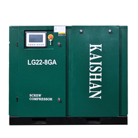 Compresseur d'air à vis Kaishan LG 8bar-13bar à grand déplacement avec réservoir d'air