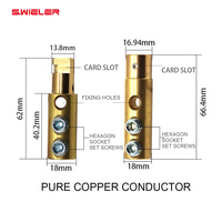 Connecteur Cam-Lock 400A, prise mâle, fiches d'alimentation, contact en cuivre laiton, prise industrielle CEE, connecteur Camlock 400A pour distributeur