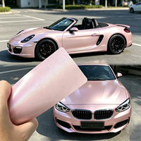 Film adhésif pour voiture KUCAI 1,52*17m/rouleau PET PVC, série Dream, rose, film de protection pour véhicule, film changeant de couleur