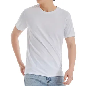 Özel tasarım Unisex Tee su geçirmez boy kadın erkekler için kısa kollu T-shirt nefes T Shirt rahat örme yıkanmış