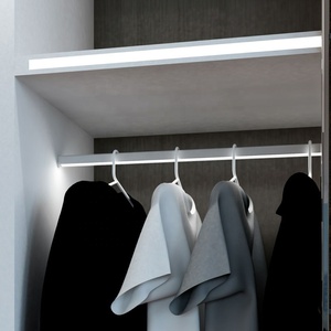 Rivestimento ovale in polvere dimmerabile vestiti appendiabiti pali Led estrusione alluminio armadio armadio profilo LED - Product Image 1