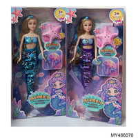 Jouets pour enfants en gros, poupée sirène pour filles de 11,5 pouces, corps solide, poupée de mode sirène princesse pour enfant, cadeau pour bébé