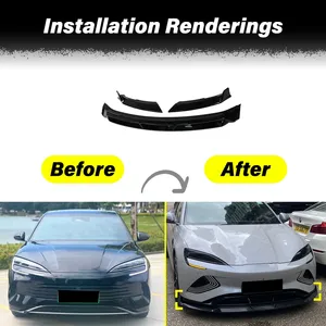 Pour BYD Seal EV 2022 2023 2024 : Spoiler de pare-chocs avant, lèvre de pare-chocs avant, accessoires décoratifs, kit carrosserie - Product Image 2