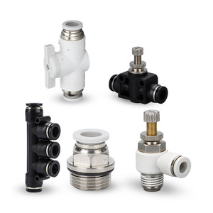 Pneumatic <b>Quick</b> <b>Connector</b> 8mm 1/4 Internal Thread Nickel Plated Copper Air Hose Fitting Straight Elbow Pneumatic Components - Product Image 2