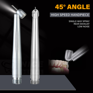 Niceden 4 <span class=keywords><strong>Hole</strong></span> Mini Head LED E-Generator Cojinete de cerámica Alta velocidad 45 grados Led Quirúrgico 1 1 1 Ratio Pieza de mano dental - Product Image 3