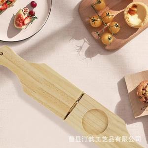 Cross-border wooden banana <b>grinder</b>, foldable potato <b>grinder</b>, wall-mounted home kitchen solid wood banana pancake press. - Product Image 2