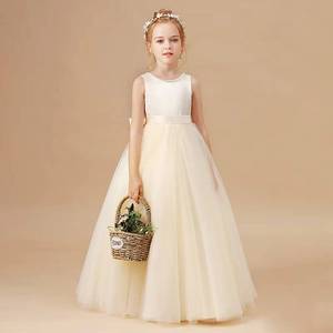 Vestido de Princesa de Lujo para Niñas, Vestido de Tul con Flores para Niñas, Ropa para Actuaciones de Piano, Vestido de Alta Gama para Eventos y Fiestas - Product Image 1