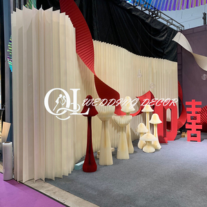 Supporto da <span class=keywords><strong>tavolo</strong></span> pieghevole in carta a nido d'ape per Stretching pesante <span class=keywords><strong>tavolo</strong></span> da Dessert da finestra in carta Art Booth colonna espositiva - Product Image 4