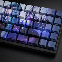 Clavier mécanique personnalisé LOL Seraphine Superstar avec 68 touches en PBT, impression par sublimation, touches latérales imprimées, profil Cherry