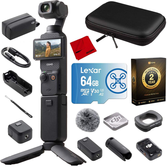 Camera Gimbal Vlog Osmo Pocket 3 4K CCD Cheap Digital Support YouTube RTMP Platforms 2-inch OLED Screen Colors Higher Contrast