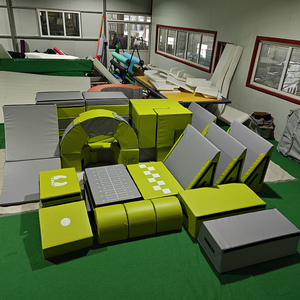 Tùy chỉnh trẻ em màu xám bóng <span class=keywords><strong>Pit</strong></span> bộ trẻ em sân chơi trong nhà mềm chơi thiết bị để bán - Product Image 4